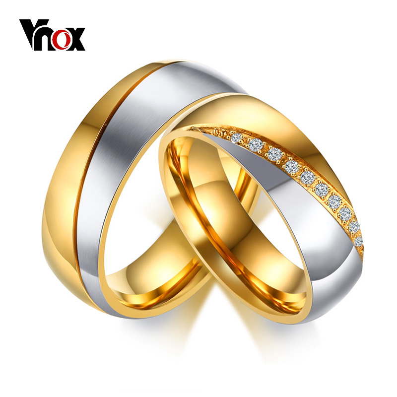 Wedding Zone - Vnox – bagues de mariage de
