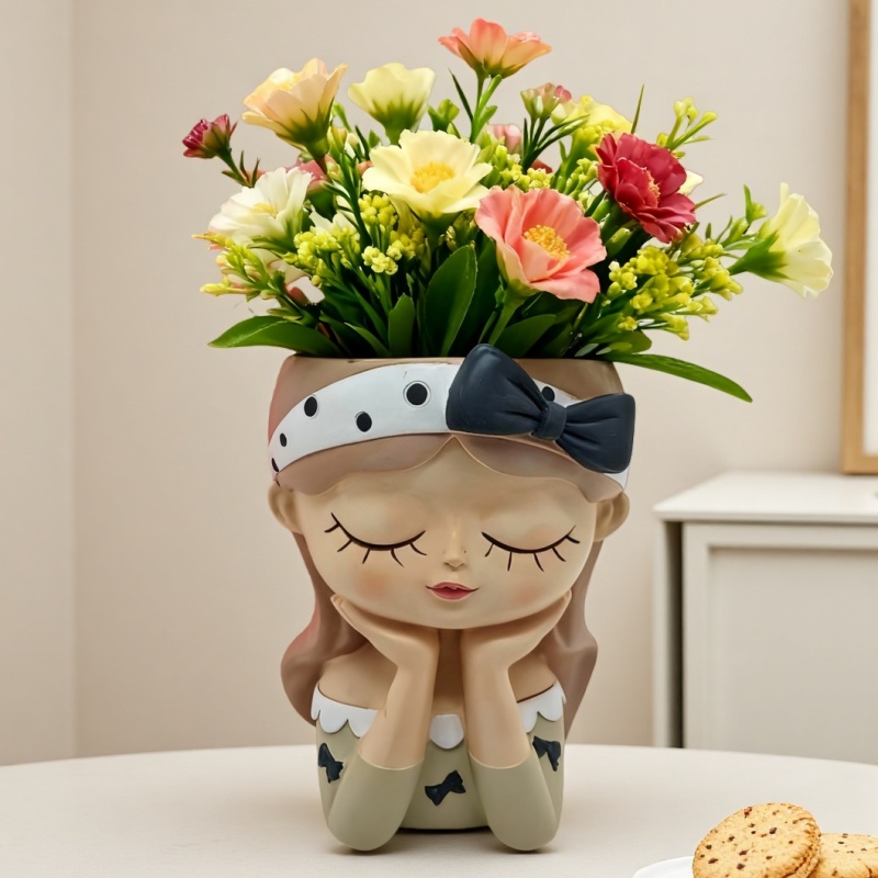 Flower Girl Basket - Moule en Silicone avec nœud mignon