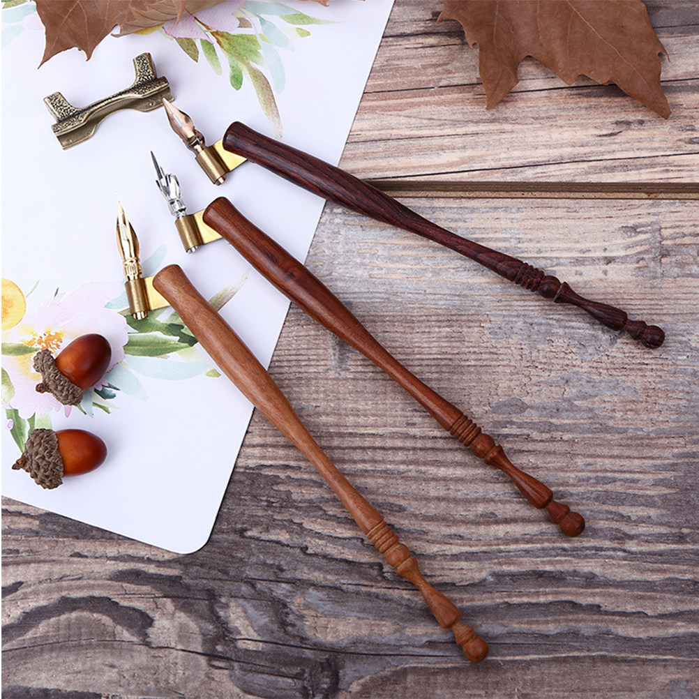 Wedding Fountain - Porte-stylo plume de calligraphie en bois