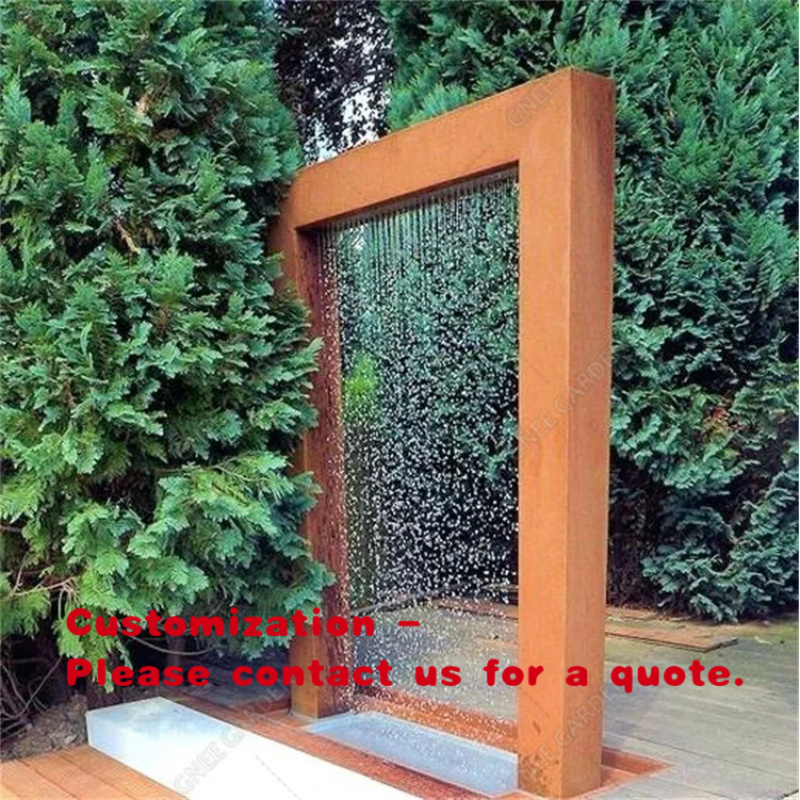 Wedding Fountain - Fontaine murale d'extérieur moderne de luxe