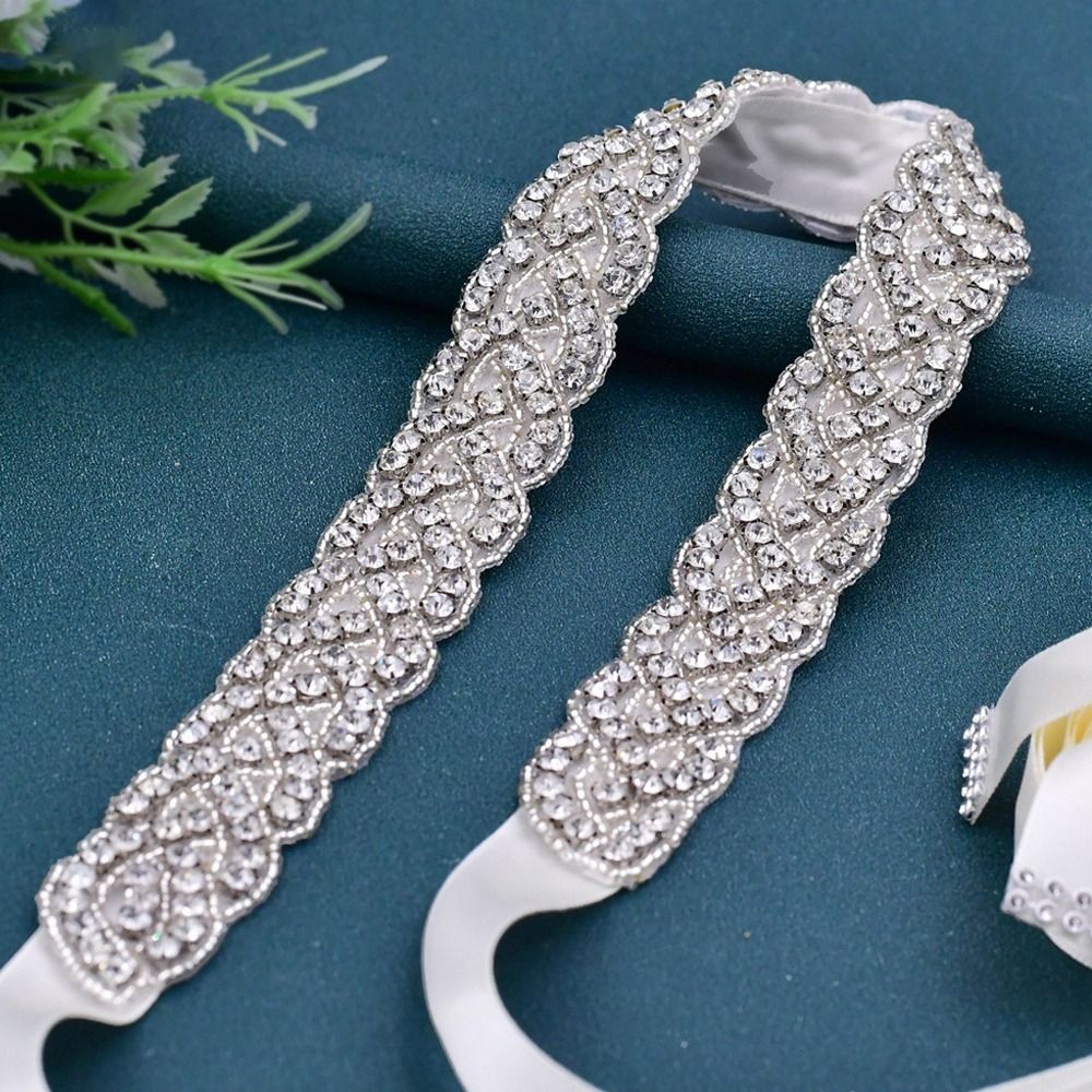 Ceinture élégante en strass av - Bridal Sash Ribbon avis et prix