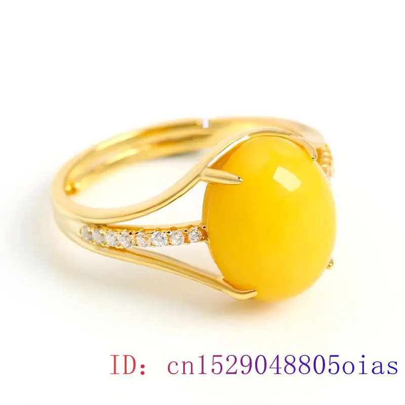 Bague en ambre jaune, breloque - Wedding Zone avis et prix