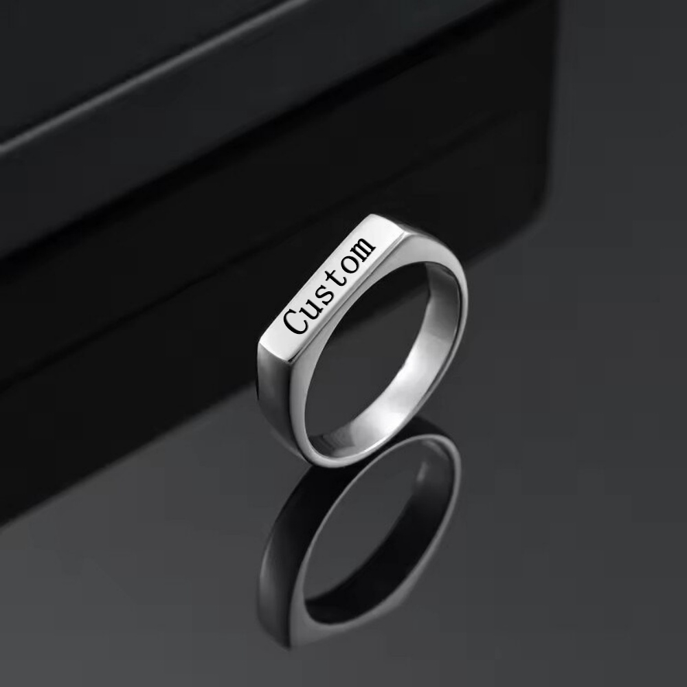 Bague personnalisée gravée ave - Wedding Zone avis et prix