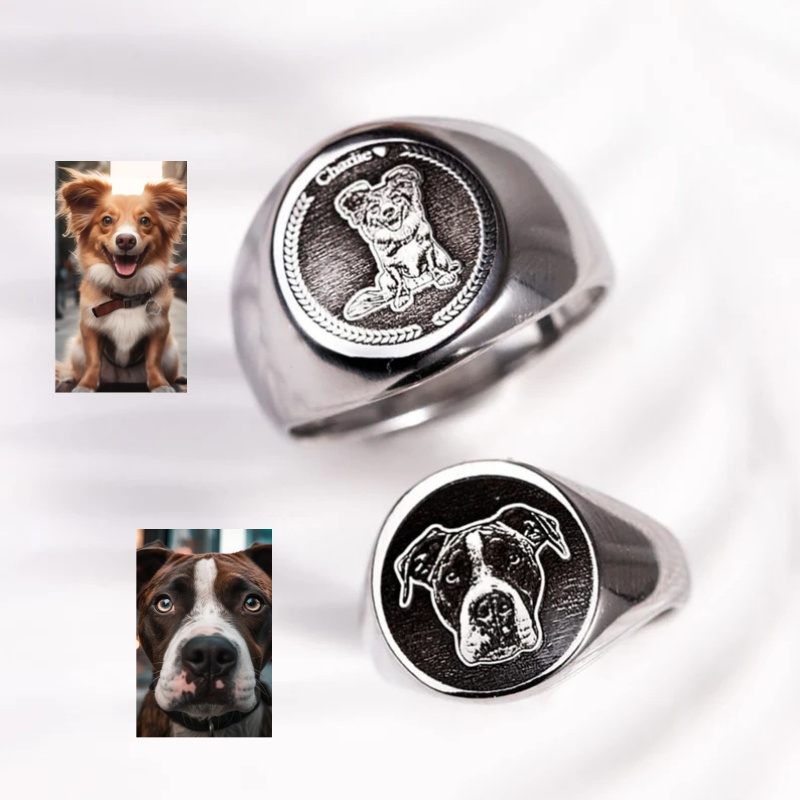 Bague signet personnalisée ave - Wedding Zone avis et prix