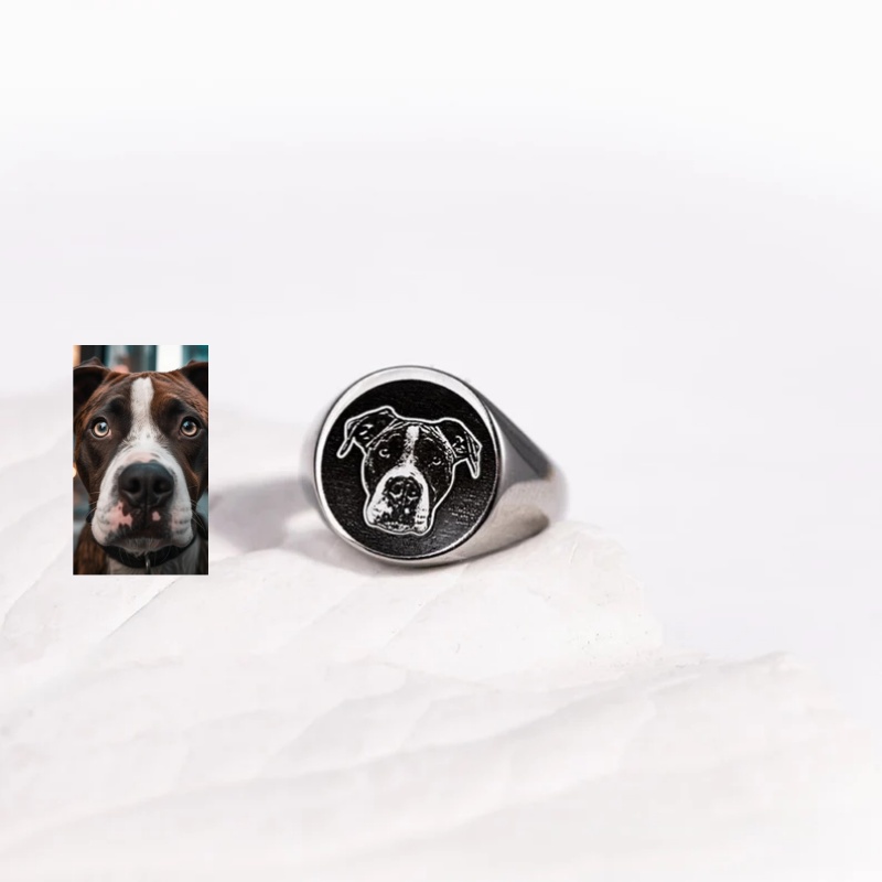 Bague signet personnalisée ave - Wedding Zone avis et prix