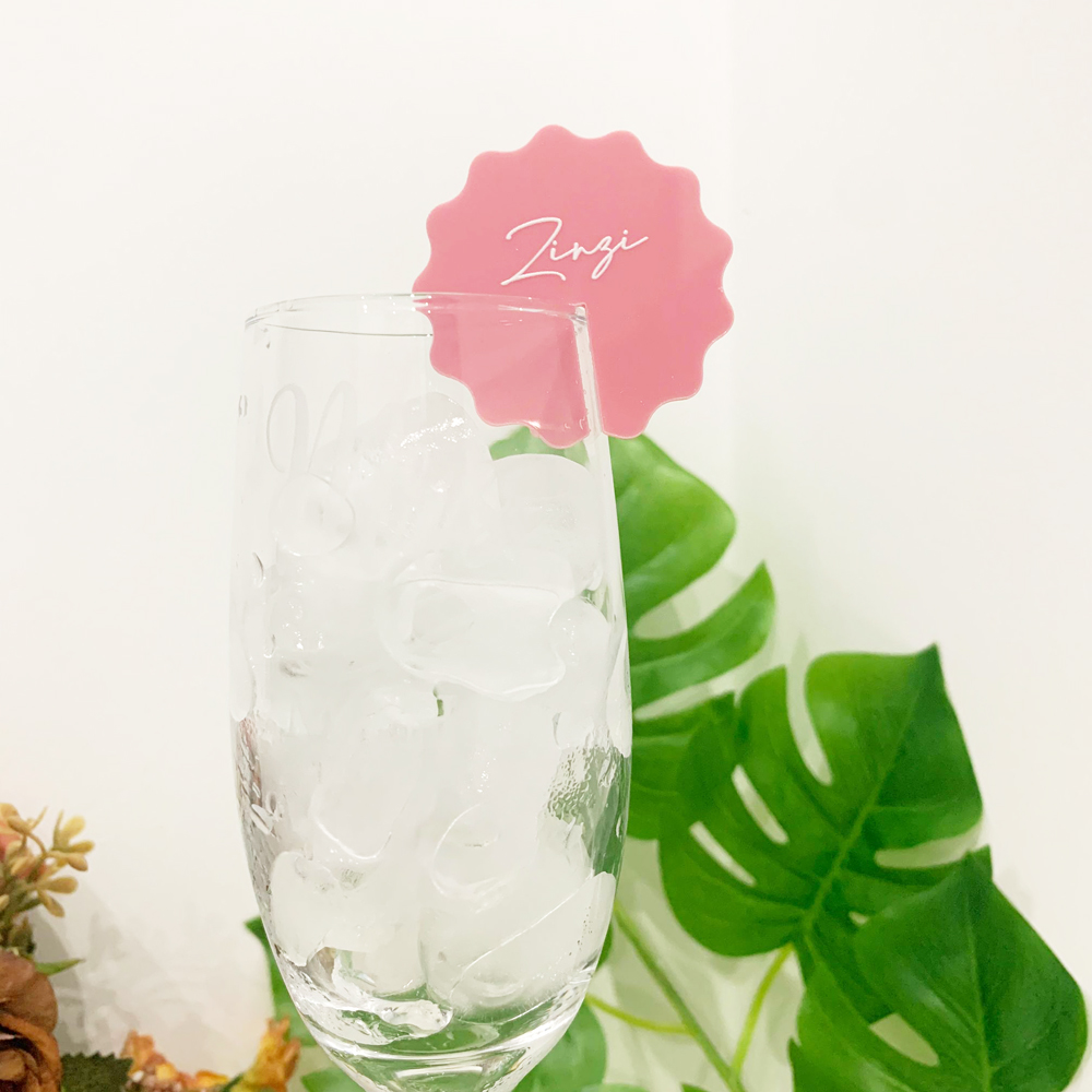 Lot de 10 étiquettes acrylique - Wedding Fountain avis et prix