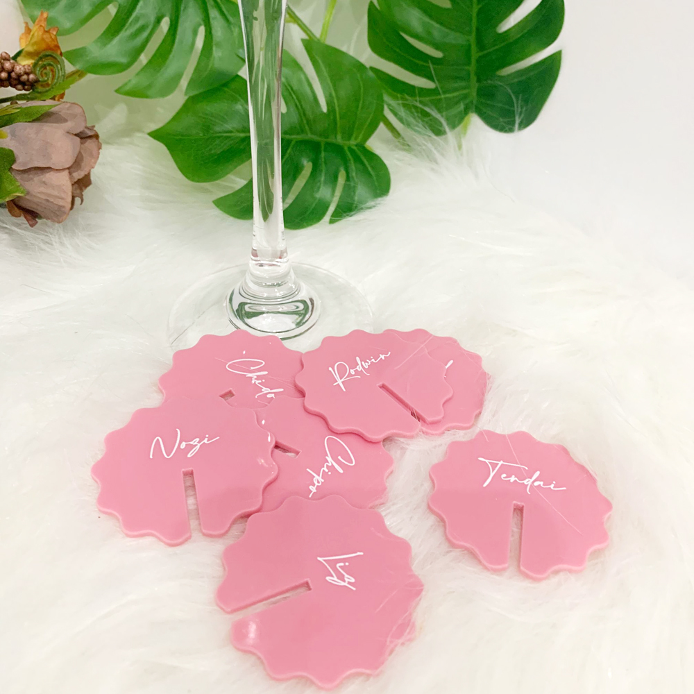 Lot de 10 étiquettes acrylique - Wedding Fountain avis et prix