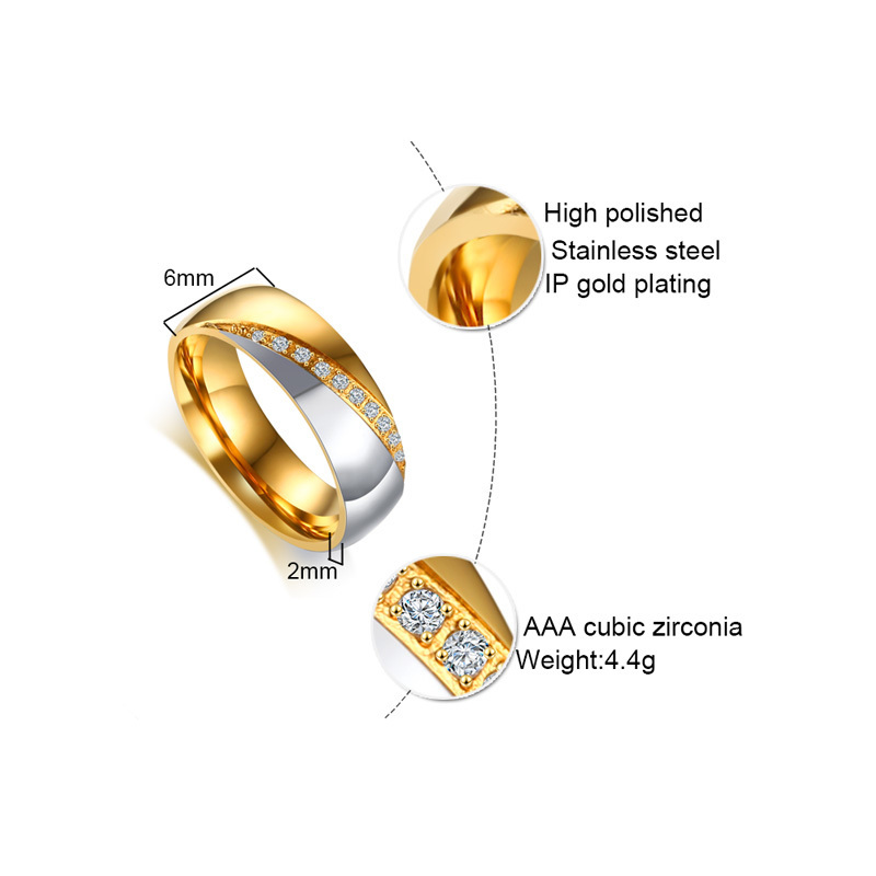 Vnox – bagues de mariage de te - Wedding Zone avis et prix