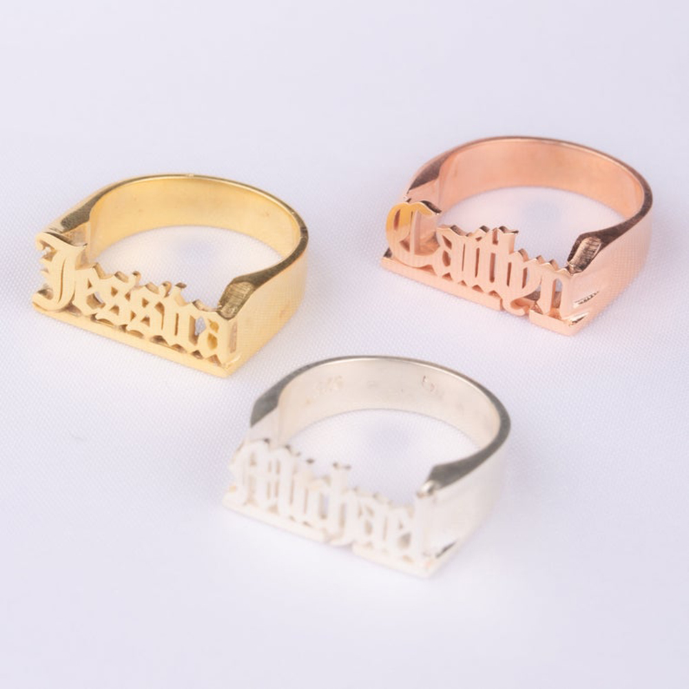 Bague Gothique Personnalisée,  - Wedding Zone avis et prix