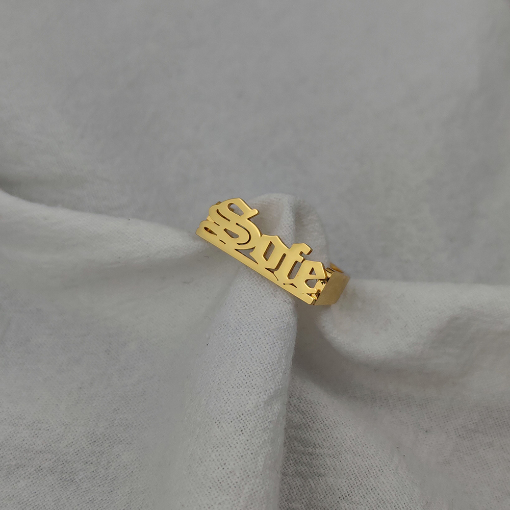 Bague Gothique Personnalisée,  - Wedding Zone avis et prix