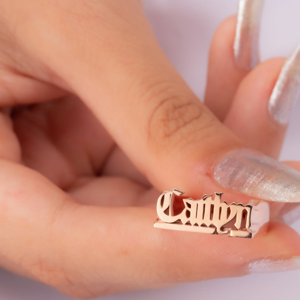Bague Gothique Personnalisée,  - Wedding Zone avis et prix