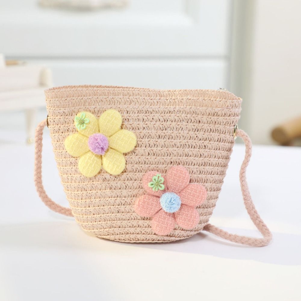 Sac en paille tissé à la main  - Flower Girl Basket avis et prix