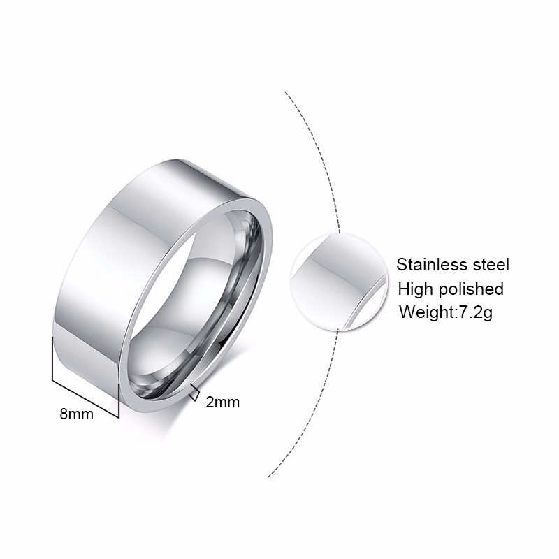 Vnox-Bague de mariage classiqu - Wedding Zone avis et prix