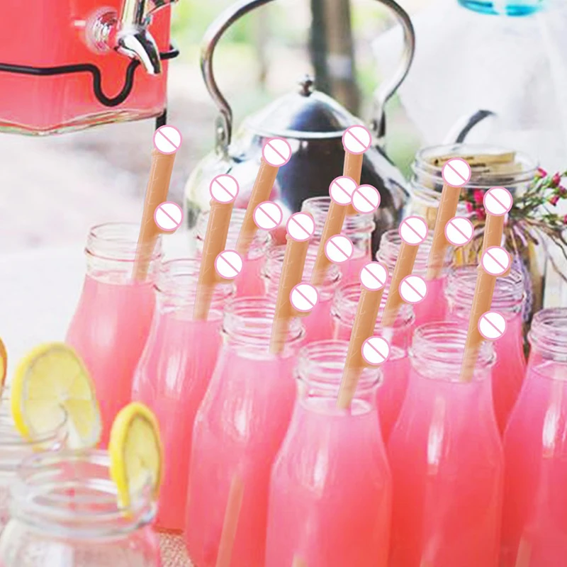 Pailles à pénis en plastique p - Wedding Fountain avis et prix