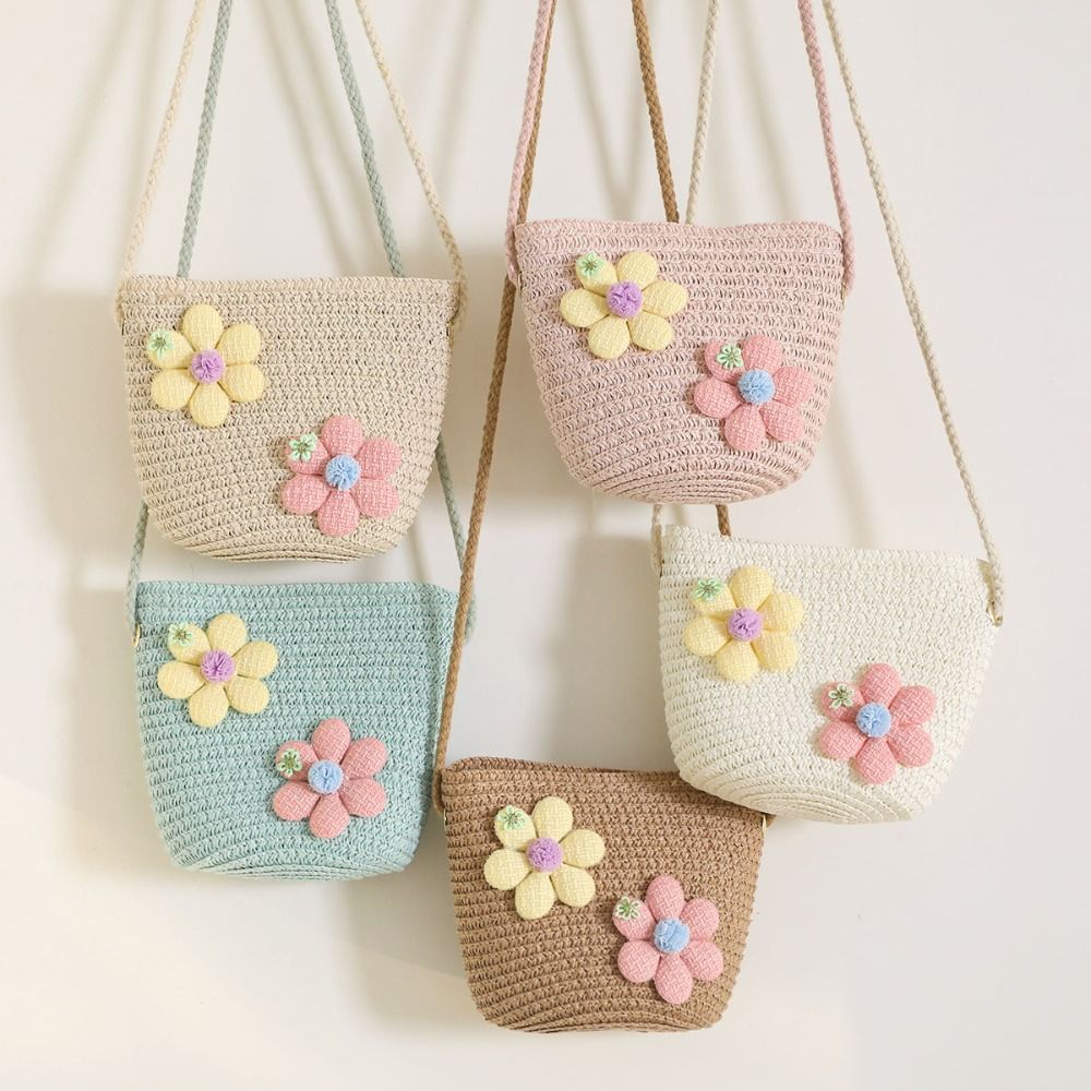 Sac en paille tressé à la main - Flower Girl Basket avis et prix