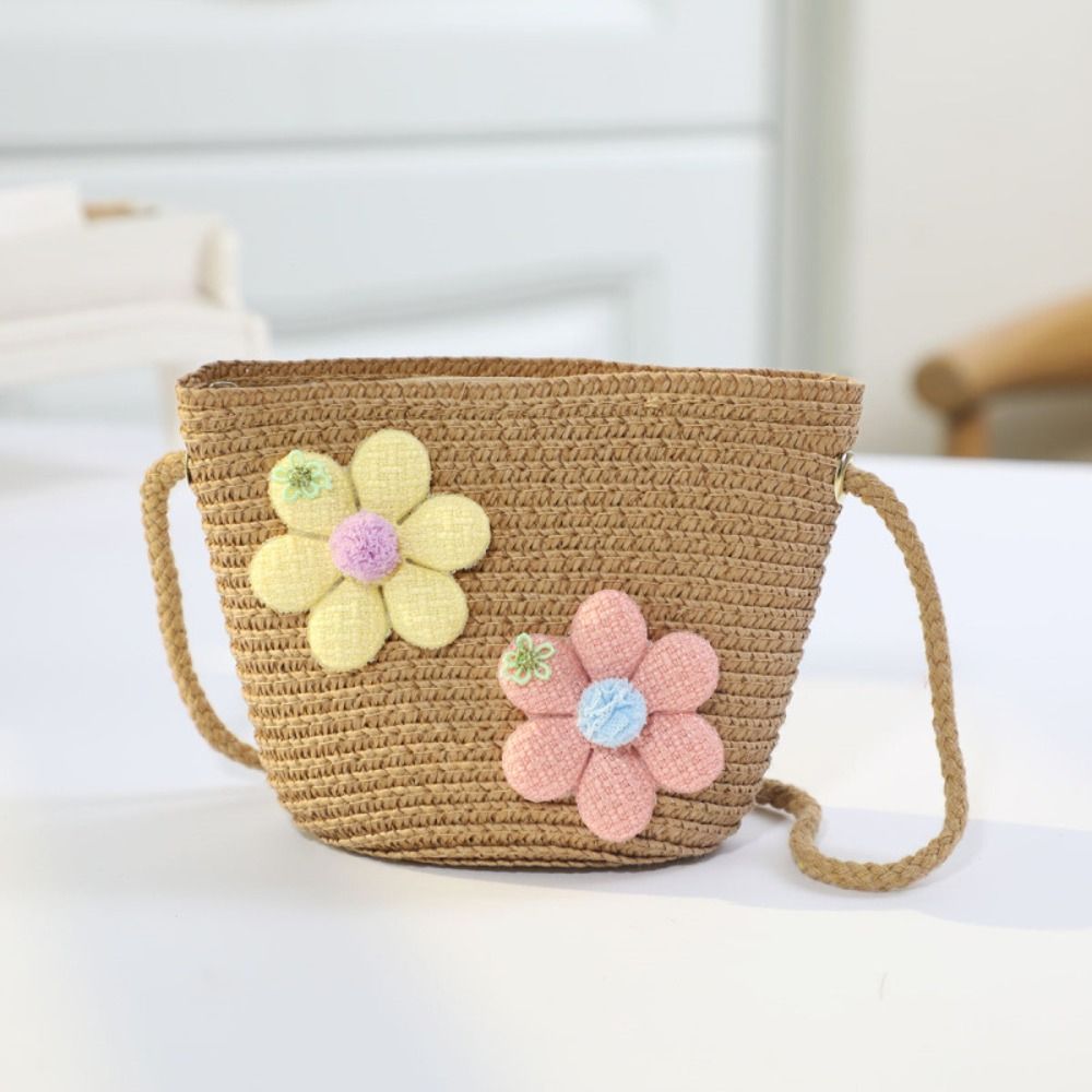 Sac en paille tressé à la main - Flower Girl Basket avis et prix